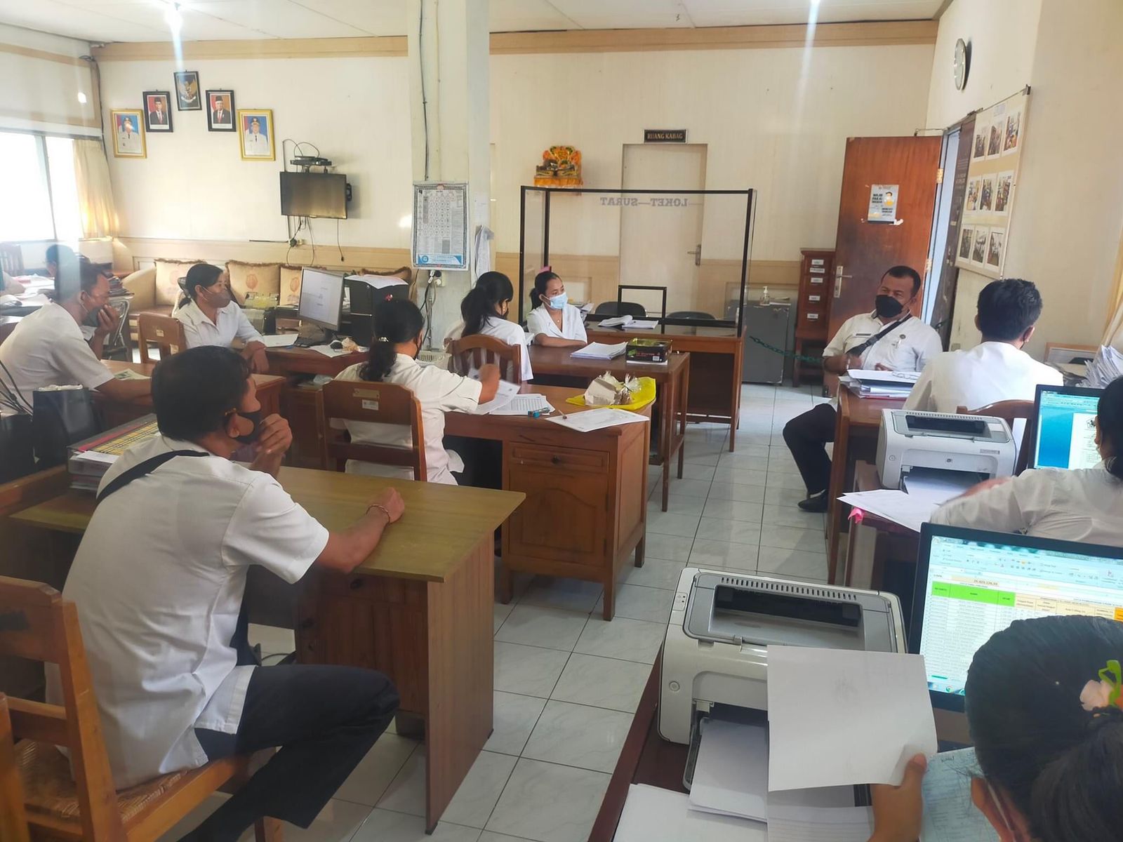 Rapat Pelaksanaan Reformasi Birokrasi dan Peningkatan Budaya  Kerja pada Bagian Umum Setda Kabupaten Buleleng